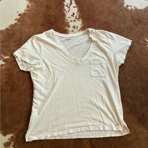 Madewell Cream Short Sleeve Tee